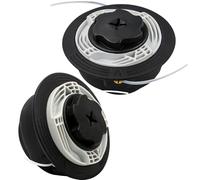 Puasok 2PCS Cabezal de Corte Compatible con Stihl C6-2 FS38 FS40 FS45 FS50 FSE60 FSE71 FSE81 FSA60R FSA86R KM56 KM94 KM111, Cabezal Desbrozadora con Hilo Doble de Nylon