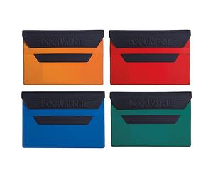 pubblimania 4 portadocumentos para coche y moto de tam con solapa de cierre. Portadocumentos, seguro (4 colores en set)