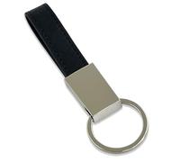 pubblimania Llavero de cuero ecológico elegante con anilla. Útil para las llaves de casa, coche, moto, scooter, puerta. Ligero y muy resistente, Talla única