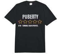 Pubertad 0/10 Terrible Skin Updates Funny Teen Comfort Colors Adult Heavyweight T-Shirt