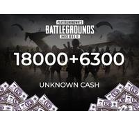 PUBG Mobile 18000 + 6300 UC (Unknown Cash) Official website Key - GLOBAL