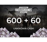 PUBG Mobile 600 + 60 UC (Unknown Cash) Official website Key - GLOBAL