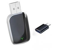 PUBIBD Adaptador Carplay Inalambrico para Opel Combo Life 2018-2023, 2 en 1 Dongle Inalámbrico CarPlay, Conexión Estable y Sin Retrasos Convertidor de CarPlay