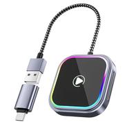 PUBIBD Adaptador inalámbrico CarPlay para Aston Martin V8 Vantage 2017, CarPlay Wireless Adapter Convertidor, Plug & Play Convertir Wired en Wireless Dongle CarPlay