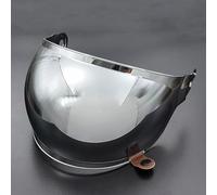 PUBIBD Motocicleta Lente de Visera de Casco para Bell Bullitt, Visera Tintada para Casco de Motocicleta de Repuesto, Lente de Casco de Protección Facial,D Silver Plated