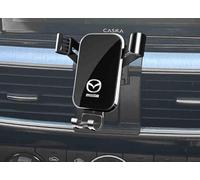 PUBIBD Soporte Móvil Coche para Mazda CX5 2015-2016, Rotación de 360° de Fácil Acceso Ajustable Porta Movil Coche, Antichoque Soporte Estabilizar Móvil,B Black