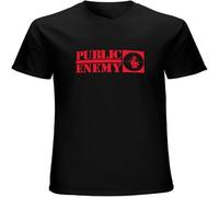 Public Enemy Rap Screen Stars Hip Hop Band Group T Shirt Black XXL