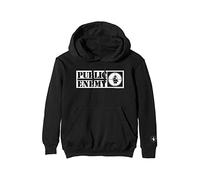 Public Enemy - Sudadera Crosshairs Logotipo para Adultos Unisex (XXL) (Negro)