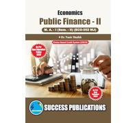Public Finance - II,First Year ,M.A,Sem-II-English