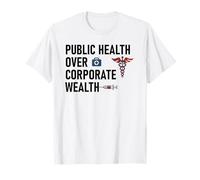 Public Health Over Corporate Wealth Hands Off Our Healthcare Camiseta