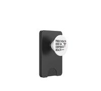 Public Health Over Corporate Wealth Hands Off Our Healthcare PopSockets PopWallet para MagSafe