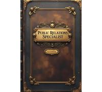 Public relations specialist notebook: lined journal for men women work