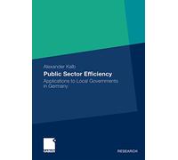 Public Sector Efficiency: Applications to Local Governments in Germany
