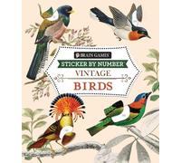 Brain Games - Sticker by Number - Vintage: Birds (28 Images to Sticker)