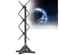 Publicidad Ventilador de holograma 3D, pantalla holográfica de publicidad de 20.5 pulgadas con WiFi, Bluetooth, aplicación, ventilador de pantalla holograma