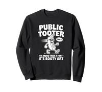 Público Tooter Botín Arte Divertido Comida Sudadera