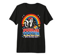 Público Tooter Botín Arte Skunk Adulto Humor Camiseta Premium