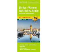 Publicpress Rad- und Wanderkarte Lindau, Wangen, Westliches Allgäu, Oberstaufen, Friedrichshafen 1:50.000: Rad- und Wanderkarte mit Ausflugszielen, ... reissfest, abwischbar, GPS-genau. 1:50000