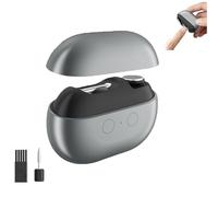 Pubyfun/Fanyil Easyclip Smart Nail Clipper, 3-in-1 Multi-Functional Smart Nail Clipper, Nails Trimmer Polisher with LED Light & Clip Storage for Seniors Kids Adults (Grey)