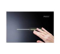 Pucci Placa De Comando De Vidrio Negro Eco Sfioro | 80140003
