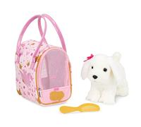 Pucci Pups - Pink Crown Glam Bag & Maltese Pup