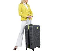 PUCCINI Maleta California Maleta rígida Maleta de Mano Maleta Ligera de Viaje con 4 Ruedas M-L-XL, Gris, Extra-Large, Maleta Grande