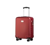 PUCCINI Maleta rígida de policarbonato Panamá, Equipaje de Mano, Ligero maletín de Viaje con Ruedas gemelas, candado Combinado TSA M-L-XL, Rojo, Large, Maleta Mediana