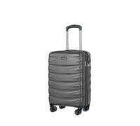 PUCCINI Maleta rígida de policarbonato Valencia con Ruedas Dobles, Antracita, Medium, Medium (