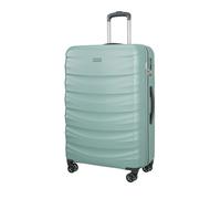 PUCCINI Maleta rígida de policarbonato Valencia con Ruedas Dobles, Verde, Medium, Medium (