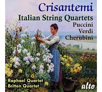 Puccini, Verdi, Cherubini : Quatuors à cordes. Raphael Quartet, Britten Quartet.
