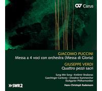 Puccini, Verdi : Œuvres vocales sacrées. Song, Strazanac, Rademann.