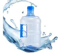 Pucha de agua portátil genérica | Jarra de agua con asa | Carrier de cantina multifuncional para senderismo al aire libre Picine de viaje de camping, puerto ligero (5 y 7,5 L)