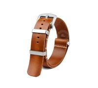 PUCHEN Correa de reloj de cuero genuino 18mm 20mm 22mm 24mm para correa Vintage para hombres pulsera de reloj de repuesto,18mm