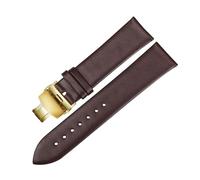 PUCHEN Correa de reloj de cuero, pulsera de repuesto fina y suave, accesorios de reloj de 12mm - 22mm con herramientas de instalación,20mm