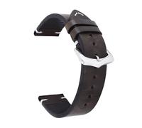 PUCHEN Correa de reloj de cuero Vintage de 18mm, 20mm, 22mm y 24mm, correa de reloj con costuras hechas a mano para accesorios de reloj para hombre,Verde,18mm