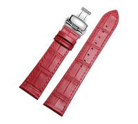 PUCHEN Correa de reloj de cuero vintage, pulsera de repuesto de reloj fino de 12mm a 24mm para accesorios de reloj,21mm