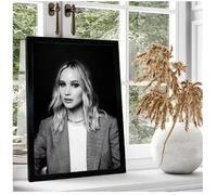 PUCHENGP Poster De La Actriz De Cine Jennifer Lawrence Foto Retrato Imágenes Impresión En Lienzo Decoración Del Hogar 50 * 70 Sin Marco