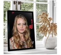 PUCHENGP Poster De La Actriz De Cine Jennifer Lawrence Foto Retrato Imágenes Impresión En Lienzo Decoración Del Hogar 50 * 70 Sin Marco