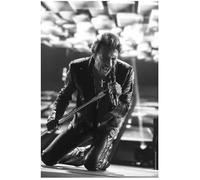 PUCHENGP Poster Del Cantante Y Actor De Rock Francés Johnny Hallyday Impresión En Lienzo Arte De Pared Imágenes Para Decoración Del Hogar 50 * 70 Sin Marco