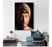 PUCHENGP Poster Del Cantante Y Actor De Rock Francés Johnny Hallyday Impresión En Lienzo Arte De Pared Imágenes Para Decoración Del Hogar 50 * 70 Sin Marco
