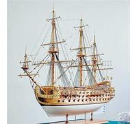 PUCIO Maquetas De Barcos Para Montar Scale 1/50 Luxury Classic Sail Boat Wooden Model Kits San Felipe Warship Model English Instructions
