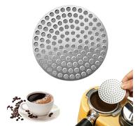 Puck Screen 0.8mm Espesor Espresso Colador, Acero Inoxidable 304 Portafiltros, Caja de Almacenamiento Acrílico, Accesorios para Cafetera