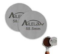 Puck Screen 58.5mm, 2 Piezas Ailelan Coffee Puck Screen 58,5mm para 58mm Portafiltro, Acero Inoxidable Espresso Puck Screen, Grosor 1,7 mm 150 μm, Reutilizable Pantalla Cafe Filtro Espresso 58.5mm