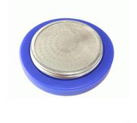 Puck Screen - Filtro espresso 150 malla metálica más junta de cabeza de grupo de silicona, piezas de repuesto azules de 60 mm para un mejor sabor del café (red + anillo de sellado)