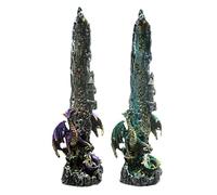 Puckator 1 atrapasueños de Incienso Decorativo, Cascada de dragón, Resina, Mixto, Height 26cm Width 8cm Depth 8cm