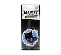 Puckator Ambientador Lemon Lucky The Black Cat Face - Difusor de ambientadores de fragancia para el baño del hogar - Difusores de aroma de niebla de aroma pequeños - Ambientador neutralizador de