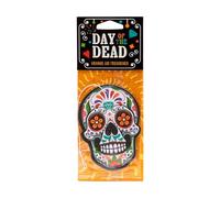 Puckator Ambientador Orange Day of the Dead - Difusor de ambientadores de fragancia para el baño del hogar - Difusores de aroma pequeños - Ambientador neutralizador de olores - Removedor de humo de