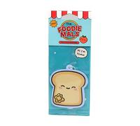 Puckator Ambientador Peach Foodiemals Toast - Difusor de ambientador de fragancia para habitación para el baño del hogar - Difusores de aroma de niebla de aroma pequeño - Ambientador neutralizador de