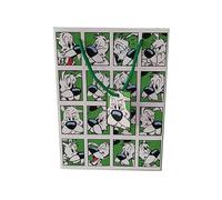 Puckator Asterix Idefix (Dogmatix) Portraits - Bolsa de regalo de cumpleaños mediana - Bolsa de regalo para regalos - Bolsa de regalo para mujeres - Regalos de cumpleaños para niños - Bolsas de regalo