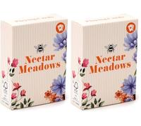 Puckator Baraja de Cartas estándar - Diseño Original de Api Nectar Meadows (Paquete de 2)